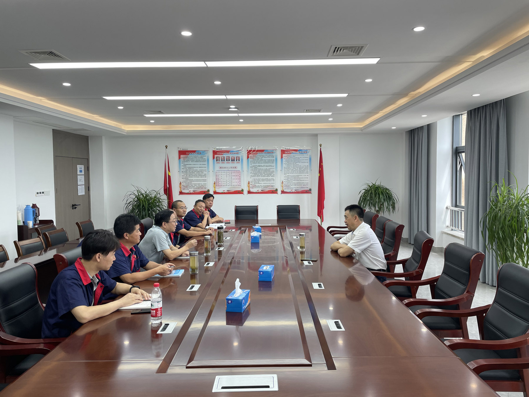 集團(tuán)公司黨委委員、總工程師周俊到公司調(diào)研 