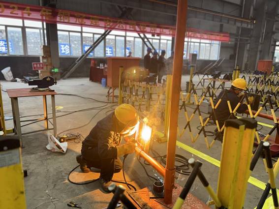 公司舉辦電焊工、電工技術(shù)比武