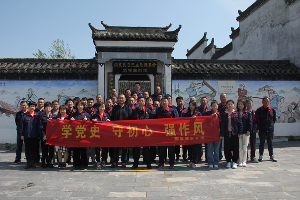 公司機(jī)關(guān)、工程服務(wù)黨支部開展主題黨日活動