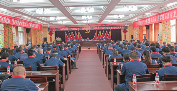 公司召開“違規(guī)決策、違規(guī)投資、違規(guī)擔(dān)保、違規(guī)招投標(biāo)”專項整治動員大會