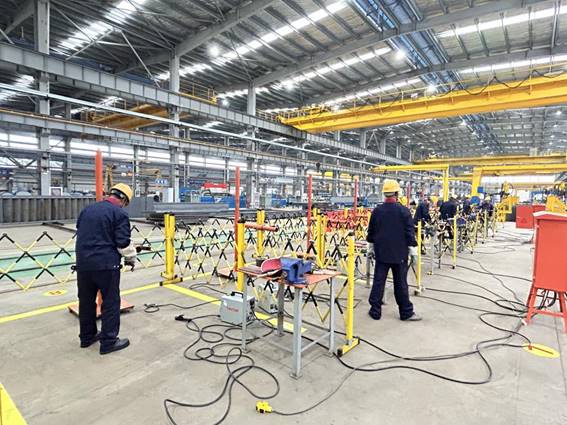 公司舉辦電焊工、電工技術(shù)比武
